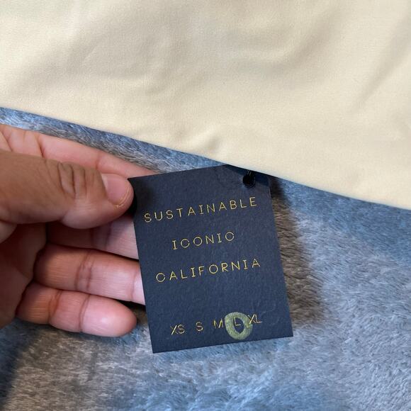 Skatie Mya Top Buttercream Yellow Sz Large Sustainable California Vibe New - Picture 2 of 6